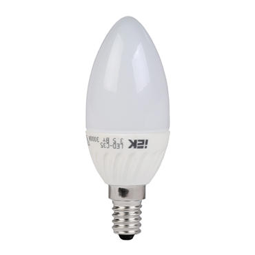 Лампа светодиодная C35 свеча 3.5 Вт 250 Лм 230 В 3000 К E14 IEK 