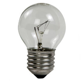 Лампа накаливания ШАР P45 40Вт 220В Е27 прозрачный ASD