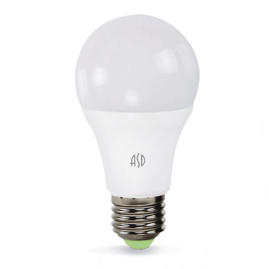 Лампа светодиодная LED-A60-standard 5Вт 160-260В Е27 3000К 450Лм ASD