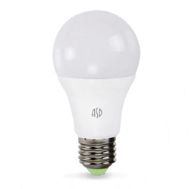Лампа светодиодная LED-A60-standard 7Вт 160-260В Е27 3000К 630Лм ASD 