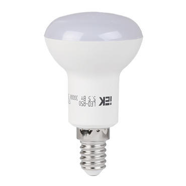 Лампа светодиодная R50 рефлектор 5,5 Вт 400 Лм 230 В 3000 К E14 IEK 
