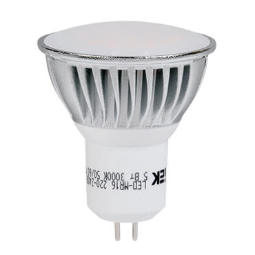 Лампа светодиодная MR16 софит 3 Вт 180 Лм 230 В 3000 К GU5.3 IEK-eco 