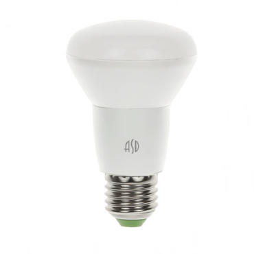 Лампа светодиодная LED-R63-standard 5Вт 160-260В Е27 4000К 450Лм ASD 