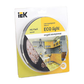 Лента LED 5м  блистер LSR-3528Y60-4.8-IP20-12V IEK-eco