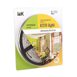 Лента LED 5м  блистер LSR-3528G60-4.8-IP65-12V IEK-eco