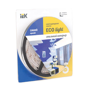 Лента LED 5м  блистер LSR-3528B60-4.8-IP65-12V IEK-eco 