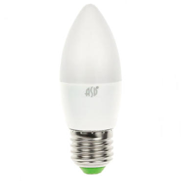 Лампа светодиодная LED-СВЕЧА-standard 3.5Вт 160-260В Е27 3000К 320Лм ASD 