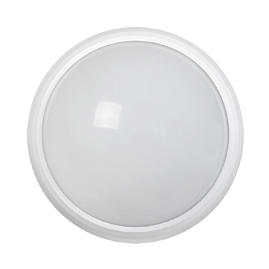 Светильник светодиодный ДПО 3030Д 12Вт 4500K IP54 круг белый пластик с ДД IEK