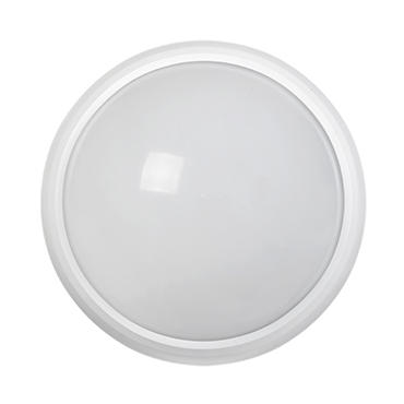 Светильник светодиодный ДПО 3030Д 12Вт 4500K IP54 круг белый пластик с ДД IEK 