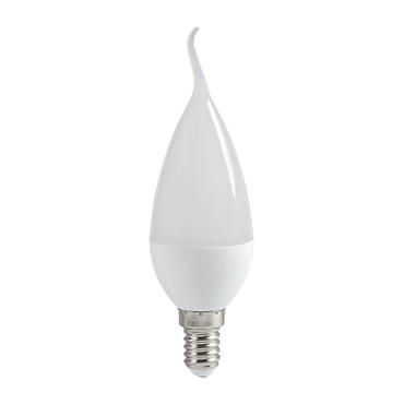 Лампа светодиодная ECO CB35 свеча на ветру 5Вт 230В 3000К E14 IEK 
