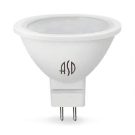 Лампа светодиодная LED-JCDR-standard 3Вт 160-260В GU5.3 4000К 270Лм ASD