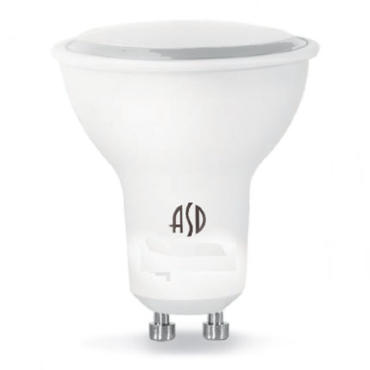 Лампа светодиодная LED-JCDRC-standard 5.5Вт 160-260В GU10 4000К 495Лм ASD 