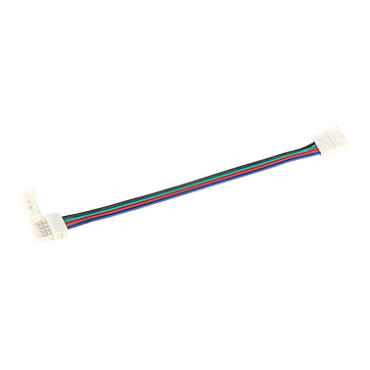 Коннектор 5шт RGB 10 мм (разъем - 15 см - разъем) IEK 