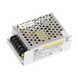 Драйвер LED ИПСН-PRO 25Вт 12 В блок - клеммы  IP20 IEK