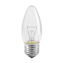 Лампа накаливания C35 свеча прозр. 60Вт E27 IEK